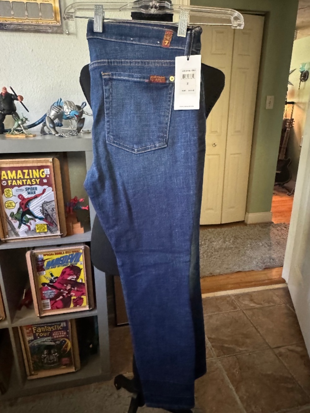 New w Tags Seven 4 All Mankind Jeans Skinny Ankle Size 32
